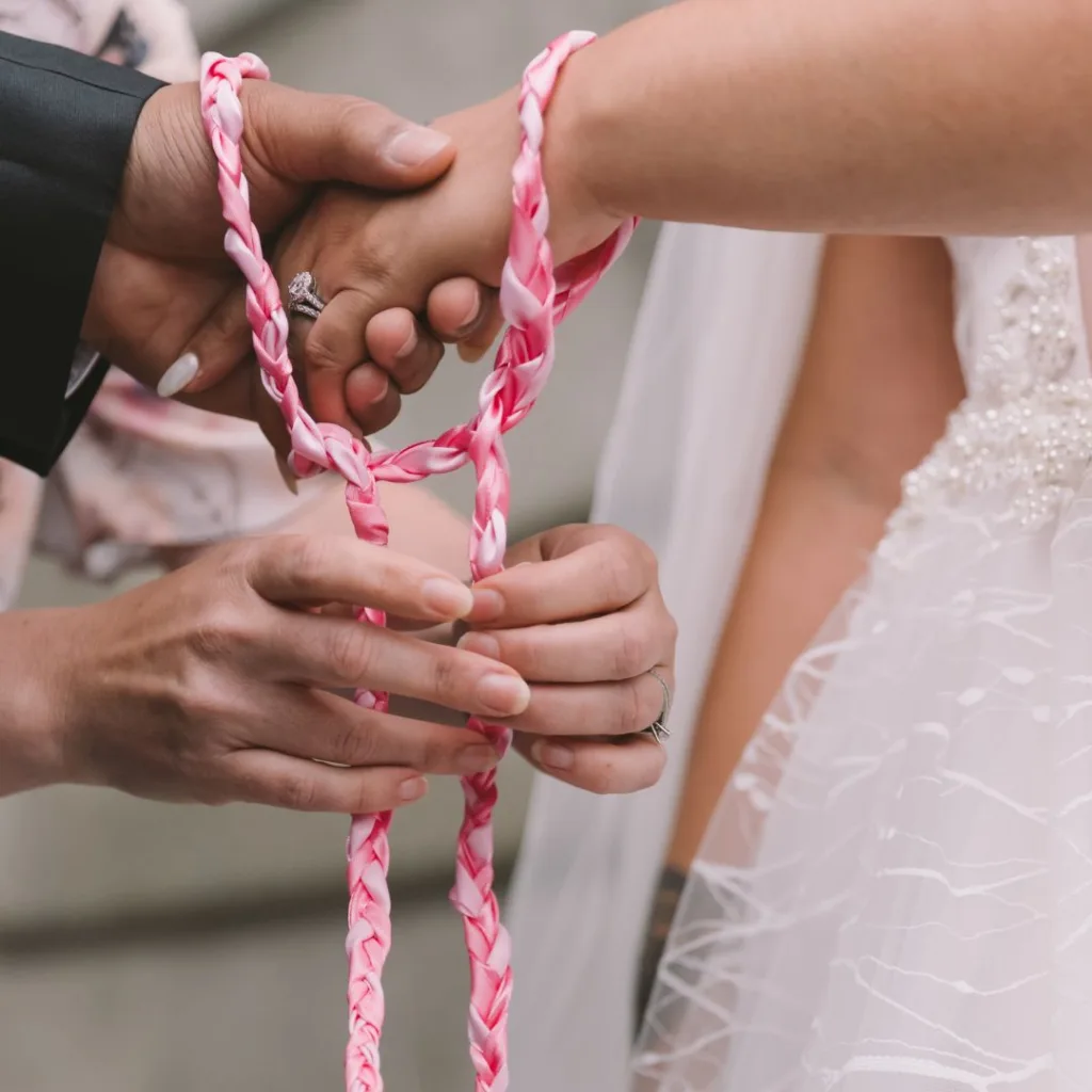 Handfasting ritual Symbolic ceremony